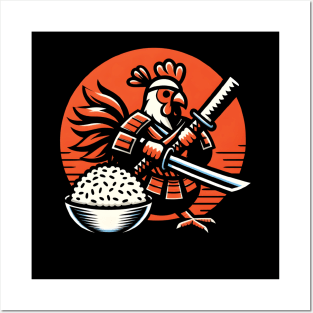 Chicken and Rice Samurai Posters and Art